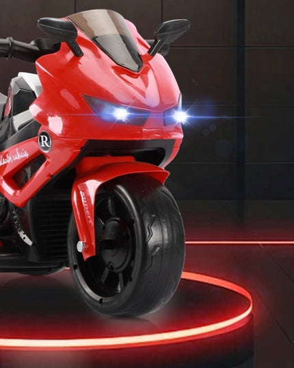 Motocicletă Electrică cu 3 Roti, Acumulator Încarcare, Anti-Rasturnare, Lumini, Sunete, Off-Road, Baterie 6V 4.5Ah