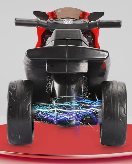 Motocicletă Electrică cu 3 Roti, Acumulator Încarcare, Anti-Rasturnare, Lumini, Sunete, Off-Road, Baterie 6V 4.5Ah