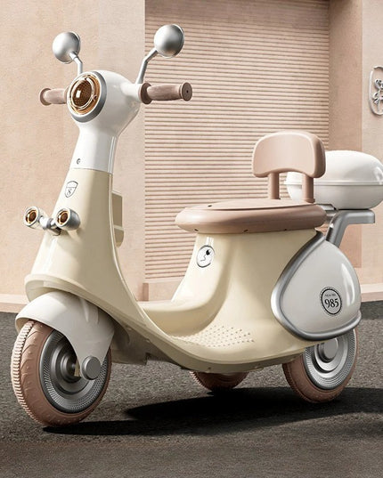 Motocicletă Electrică cu 3 Roti, Acumulator Încarcare, Anti-Rasturnare, Lumini, Sunete, Baterie 6V 7Ah, Telecomanda