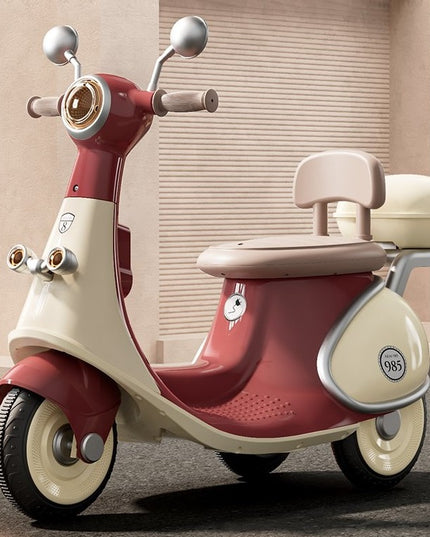 Motocicletă Electrică cu 3 Roti, Acumulator Încarcare, Anti-Rasturnare, Lumini, Sunete, Baterie 6V 7Ah, Telecomanda