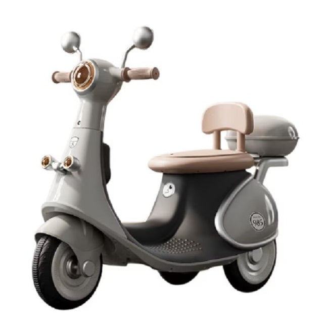 Motocicletă Electrică cu 3 Roti, Acumulator Încarcare, Anti-Rasturnare, Lumini, Sunete, Baterie 6V 7Ah, Telecomanda