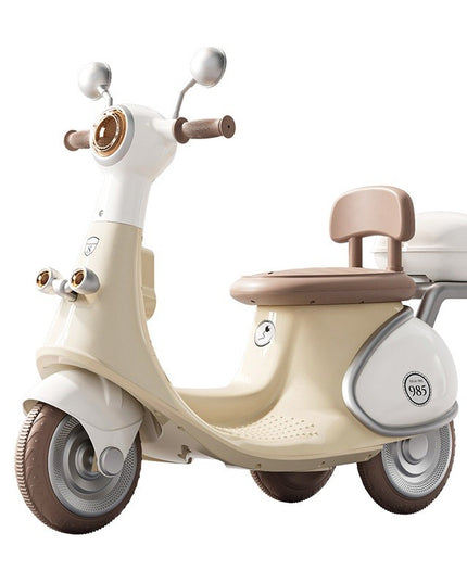 Motocicletă Electrică cu 3 Roti, Acumulator Încarcare, Anti-Rasturnare, Lumini, Sunete, Baterie 6V 7Ah, Telecomanda