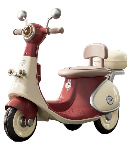 Motocicletă Electrică cu 3 Roti, Acumulator Încarcare, Anti-Rasturnare, Lumini, Sunete, Baterie 6V 7Ah, Telecomanda