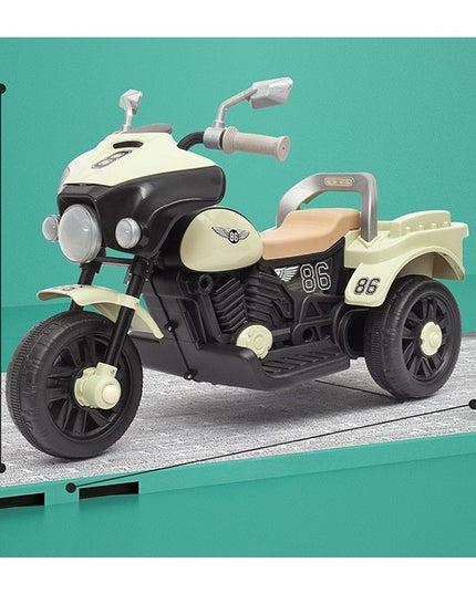 Motocicleta Electrica cu Acumulator, cu Sistem Anti-Rasturnare, Sistem de Lumini si Muzica, de Depozitare, 1-8 Ani