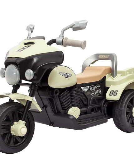 Motocicleta Electrica cu Acumulator, cu Sistem Anti-Rasturnare, Sistem de Lumini si Muzica, de Depozitare, 1-8 Ani