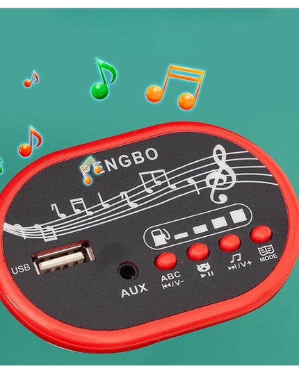 Motocicleta Electrica cu Acumulator, cu Sistem Anti-Rasturnare, Sistem de Lumini si Muzica, de Depozitare, 1-8 Ani