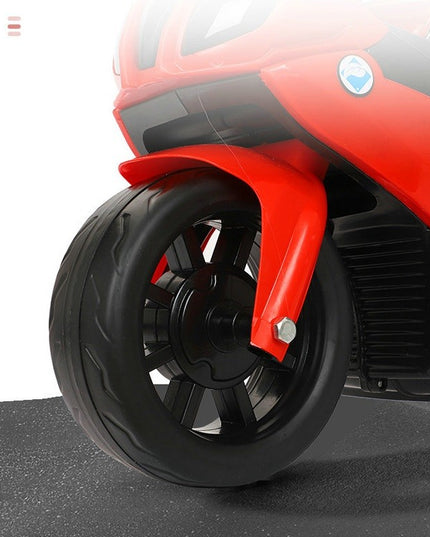 Motocicleta Electrica cu Acumulator, cu Sistem Anti-Rasturnare, Sistem de Lumini si Sunet, 1-4 Ani