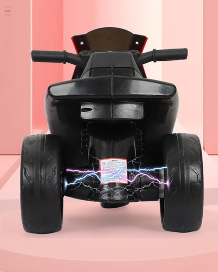 Motocicleta Electrica cu Acumulator, cu Sistem Anti-Rasturnare, Sistem de Lumini si Sunet, 1-4 Ani