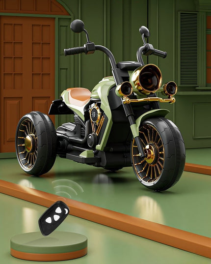 Motocicleta Electrica cu Acumulator, Bluetooth, Sistem Anti-Rasturnare, Sistem de Lumini si Sunet, 1-8 Ani