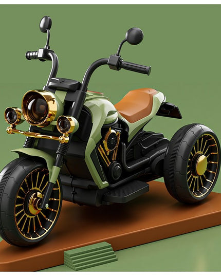 Motocicleta Electrica cu Acumulator, Bluetooth, Sistem Anti-Rasturnare, Sistem de Lumini si Sunet, 1-8 Ani