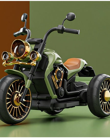 Motocicleta Electrica cu Acumulator, Bluetooth, Sistem Anti-Rasturnare, Sistem de Lumini si Sunet, 1-8 Ani