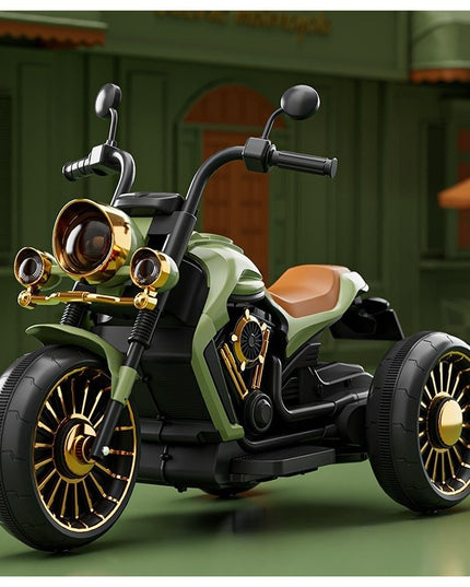 Motocicleta Electrica cu Acumulator, Bluetooth, Sistem Anti-Rasturnare, Sistem de Lumini si Sunet, 1-8 Ani