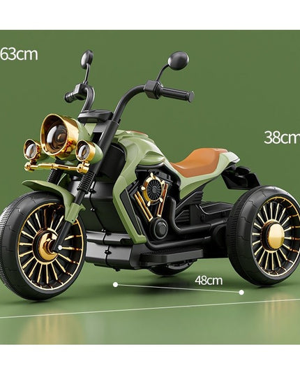 Motocicleta Electrica cu Acumulator, Bluetooth, Sistem Anti-Rasturnare, Sistem de Lumini si Sunet, 1-8 Ani