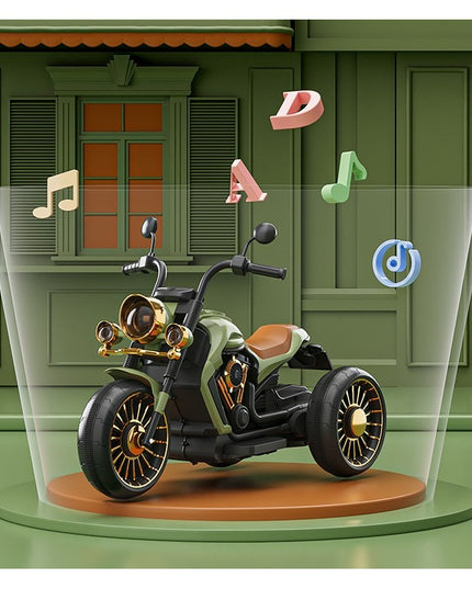 Motocicleta Electrica cu Acumulator, Bluetooth, Sistem Anti-Rasturnare, Sistem de Lumini si Sunet, 1-8 Ani