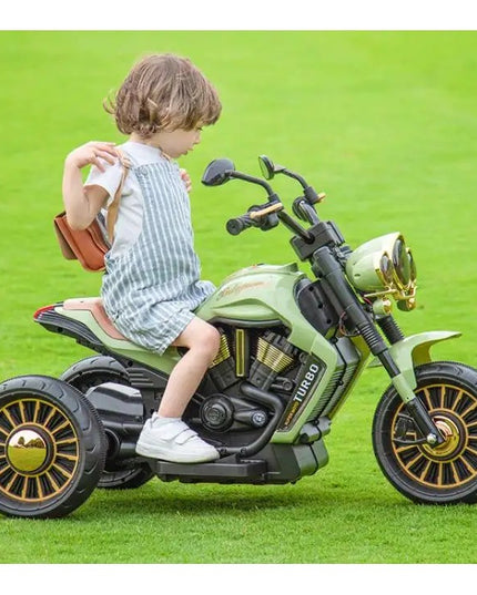 Motocicleta Electrica cu Acumulator, Bluetooth, Sistem Anti-Rasturnare, Sistem de Lumini si Sunet, 1-8 Ani