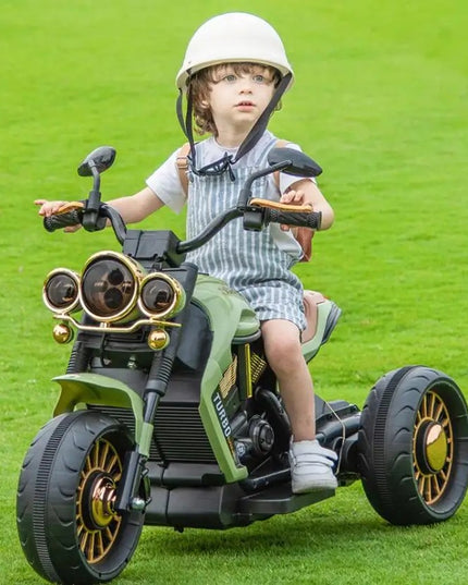 Motocicleta Electrica cu Acumulator, Bluetooth, Sistem Anti-Rasturnare, Sistem de Lumini si Sunet, 1-8 Ani