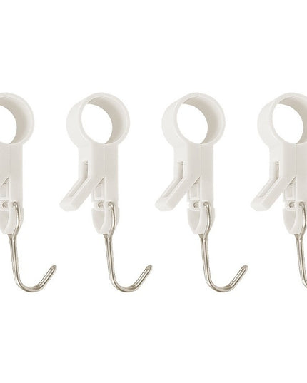 4 Carlige Multifunctionale, Tubulare, Pentru Baie/Bucatarie, din ABS