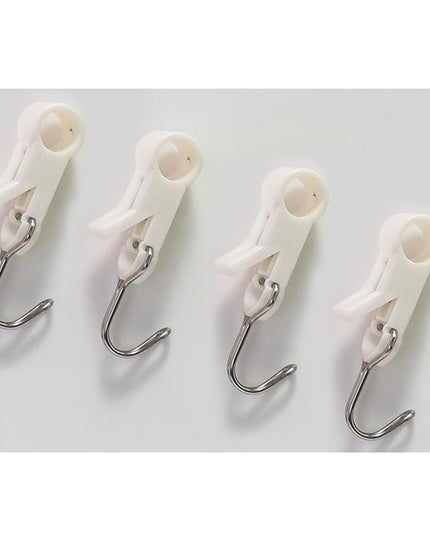 4 Carlige Multifunctionale, Tubulare, Pentru Baie/Bucatarie, din ABS