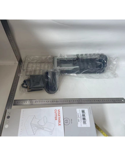 Feliator de Legume Multifunctional, Taieturi Diferite, Razatoare pentru Bucatarie, Taietor de Cartofi, Presa Manuala, Pliabila, Extensibila, PP PET