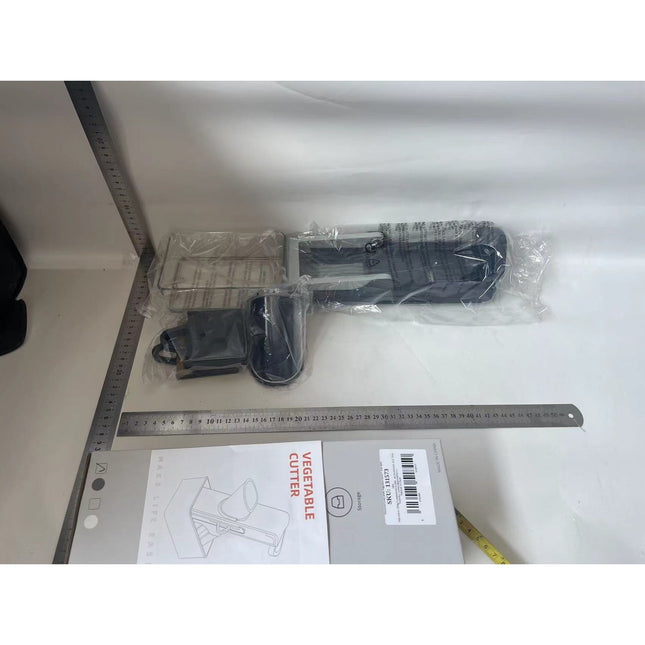 Feliator de Legume Multifunctional, Taieturi Diferite, Razatoare pentru Bucatarie, Taietor de Cartofi, Presa Manuala, Pliabila, Extensibila, PP PET