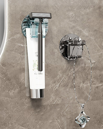 Suport Multifunctional 1, Pahar si Suport pentru Periuta de Dinti, Plastic, Dimensiune: