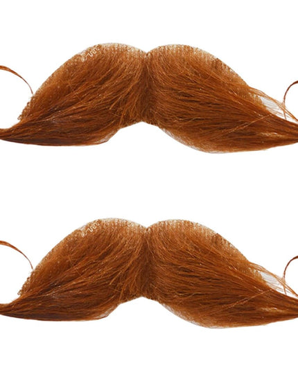 Mustata Falsa pentru Deghizari, Petreceri Tematice, din Panza, Autoadeziv,Model Curbat