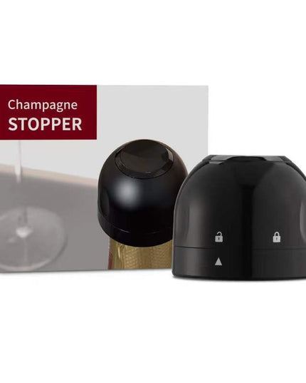 Capac de Etansare a Sticlei de Sampanie, Rotativ, On-Off, Silicon, Reutilizabil, Usor de Depozitat si Folosit