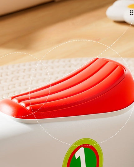 Masinuta Ride-On cu Sistem Anti-Rasturnare, Claxon pe Volan, 1-6 Ani