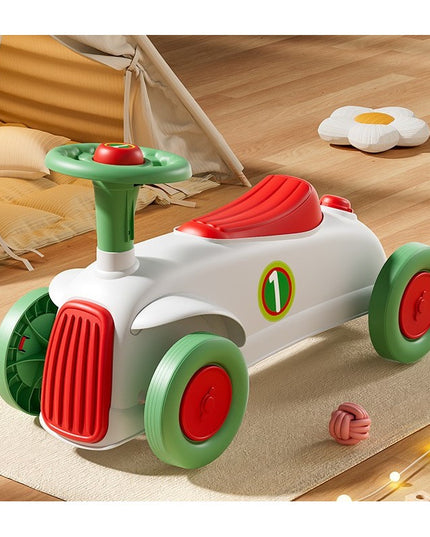 Masinuta Ride-On cu Sistem Anti-Rasturnare, Claxon pe Volan, 1-6 Ani
