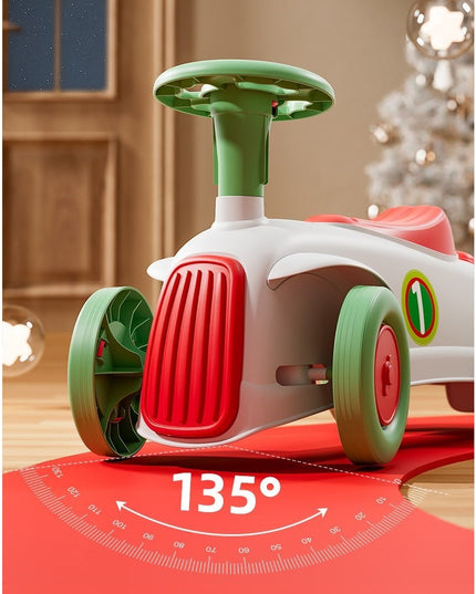 Masinuta Ride-On cu Sistem Anti-Rasturnare, Claxon pe Volan, 1-6 Ani