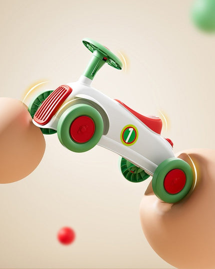 Masinuta Ride-On cu Sistem Anti-Rasturnare, Claxon pe Volan, 1-6 Ani