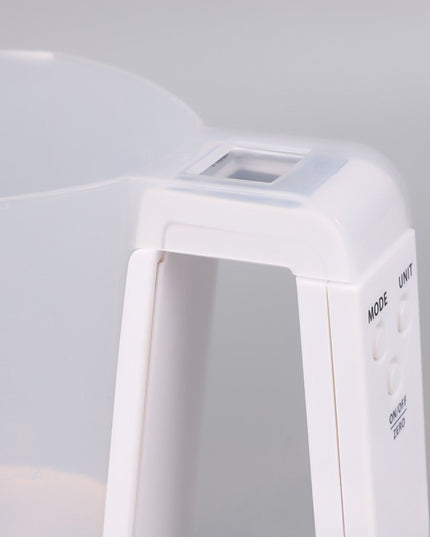 Cantar de Bucatarie 2 in 1, Model Electronic, Tip Cana Gradata cu Masurare, pentru Lichide si Solide, Display Automat, 21.5 x 14.3 x 15 cm