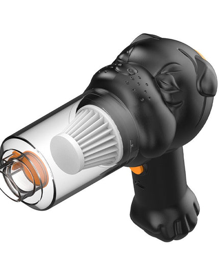 Aspirator Auto 4 in 1 Portabil fara Fir, 120W, Autonomie 1-3 h, 2 Viteze, Aspirare Umeda/Uscata, Functia de Sulfare/Umflare
