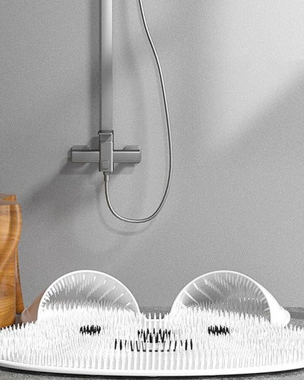 Covoras de Baie, pentru Masaj/Spalat Picioare, din TPE, Antiderapant,Model Iepuras