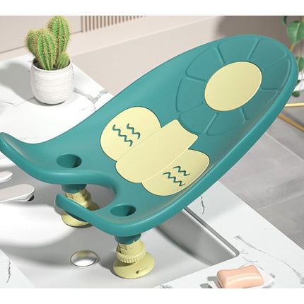 Suport de Baie Bebelusi, 0-12 luni, Montare pe Chiuveta/Lavoar/Cada, Ventuze Antiderapante cu Intaltime Reglabila,