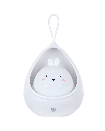 Lampa de veghe portabila cu 2 moduri de functionare silicon non-toxic, reincarcabila USB, senzor miscare