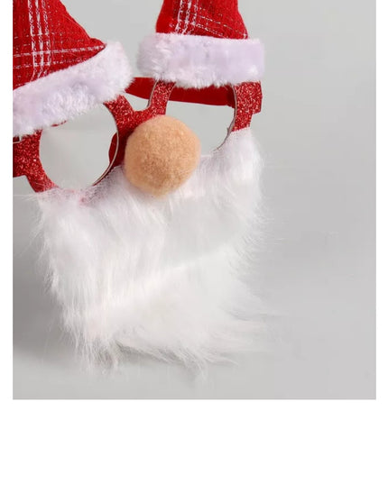 Ochelari de Craciun, cu Nas si Barba, Model Mos Craciun