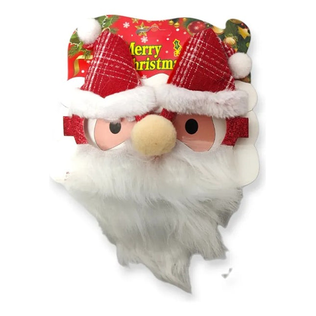 Ochelari de Craciun, cu Nas si Barba, Model Mos Craciun