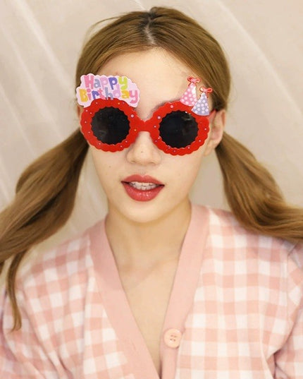 Ochelari Decorativi, pentru Petrecere, din ABS, Unisex, Model Happy Birthday