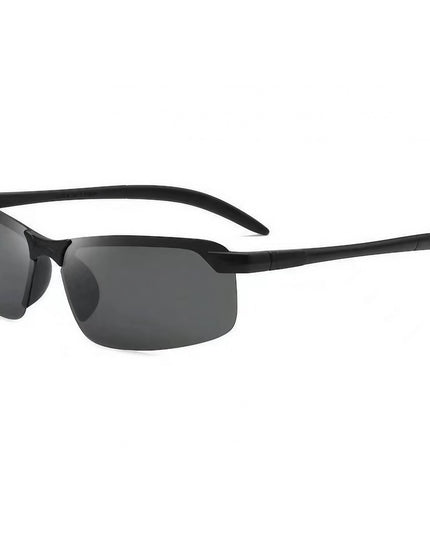 Ochelari de Soare, Polarizati, pentru Condus, Ciclism, 400 UV, cu Lentila Neagra pentru Protectie, Rama Neagra, Pc, 14 x 3.7 cm, 15.2 g