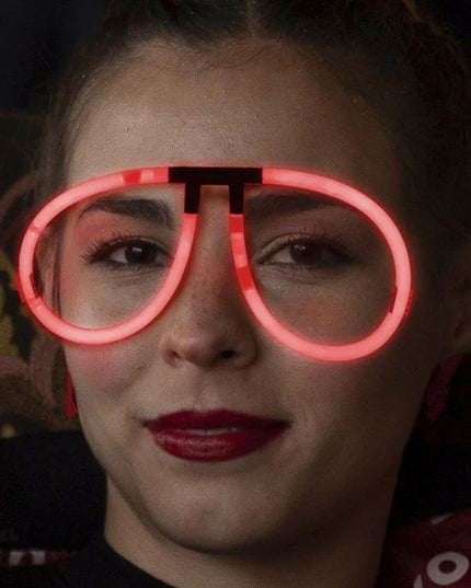 Ochelari Decorativi, din Plastic, Fluorescenti, Accesoriu Petrecere
