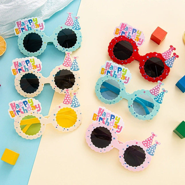 Ochelari Decorativi, pentru Petrecere, din ABS, Unisex, Model Happy Birthday
