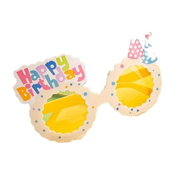Ochelari Decorativi, pentru Petrecere, din ABS, Unisex, Model Happy Birthday