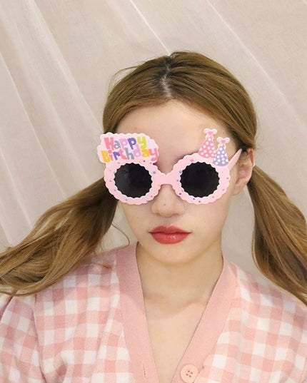 Ochelari Decorativi, pentru Petrecere, din ABS, Unisex, Model Happy Birthday