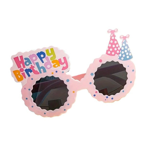 Ochelari Decorativi, pentru Petrecere, din ABS, Unisex, Model Happy Birthday