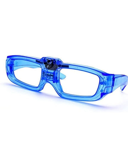Ochelari de Petrecere cu LED, Model Neon, din Plastic, 3 Moduri de Iluminat, Marime Universala