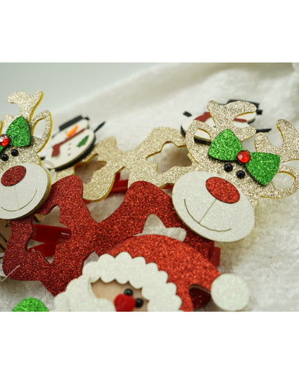 Ochelari petrecere de Craciun, forma Stea cu Ren