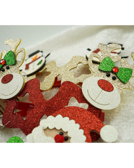 Ochelari petrecere de Craciun, forma Stea cu Ren