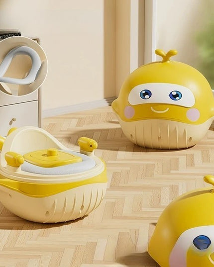 Olita 2in1, Model Balena, cu Reductor WC, din Plastic, cu Muzica si Lumini