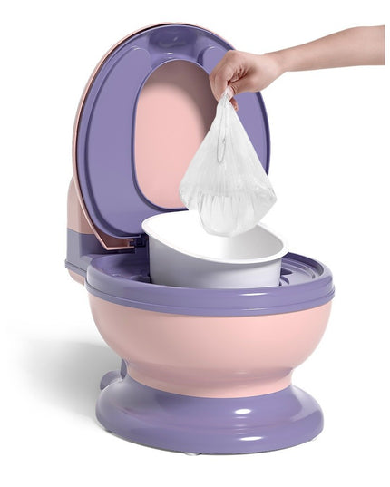Olita Bebelusi, pentru Copii 1 - 8 Ani, Model Toaleta Adulti, Colac Moale PVC, Compartiment Detasabil, Depozitare Hartie
